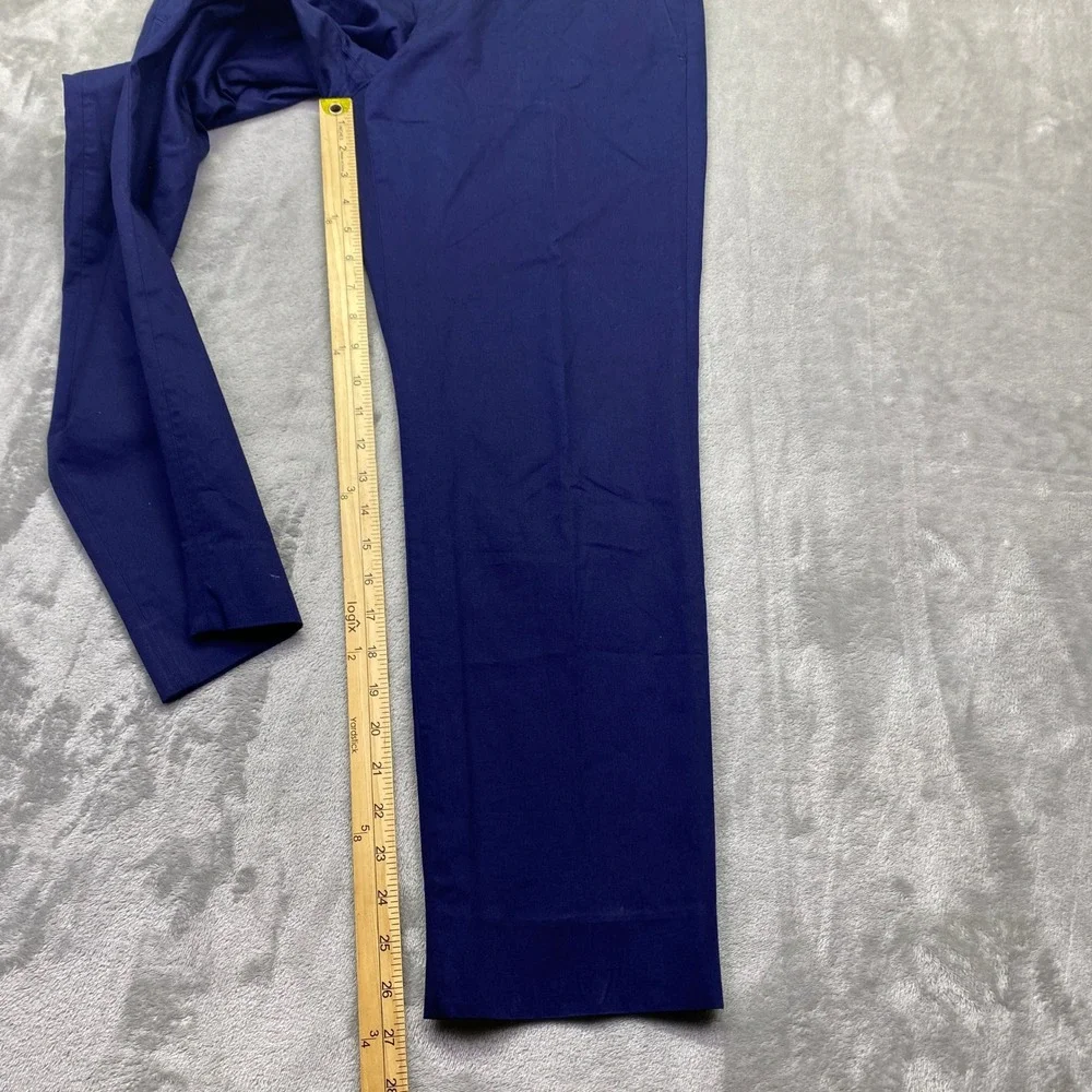 J.Crew Ludlow Slim Navy Blue Larusmiani Italian Cotton Dress Pants Sz 30